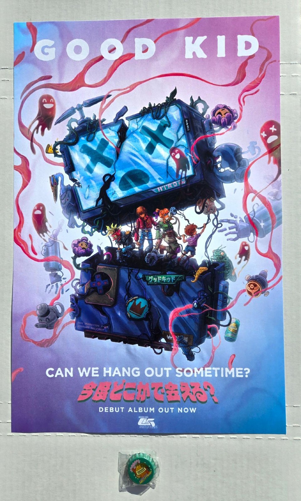 GOOD KID CAN WE HANG OUT SOMETIME? LISTENING PARTY EXCLUSIVE PROMO POSTER & PIN