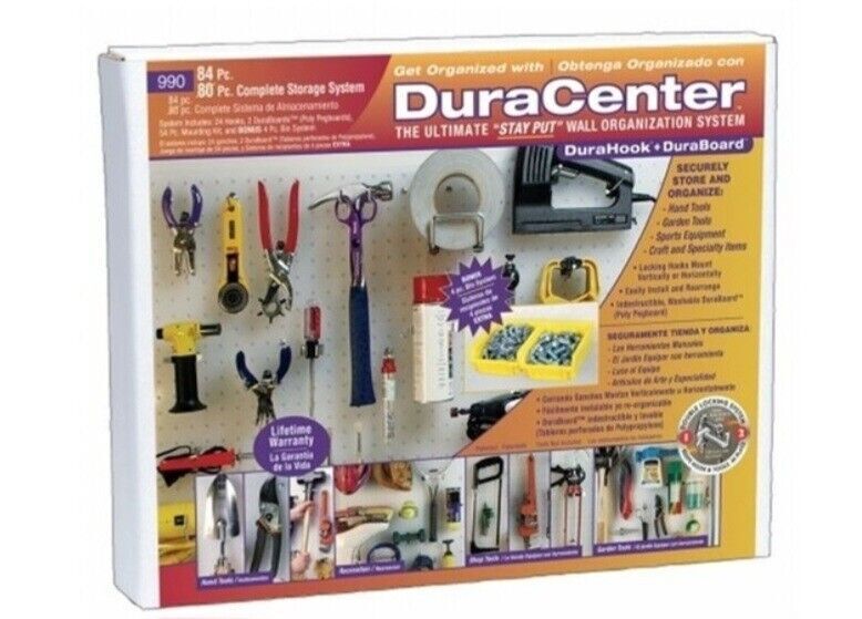 Triton Products 990 DuraHook VersaCenter Wall Organizer 24 Hooks, 2 DuraBoards,