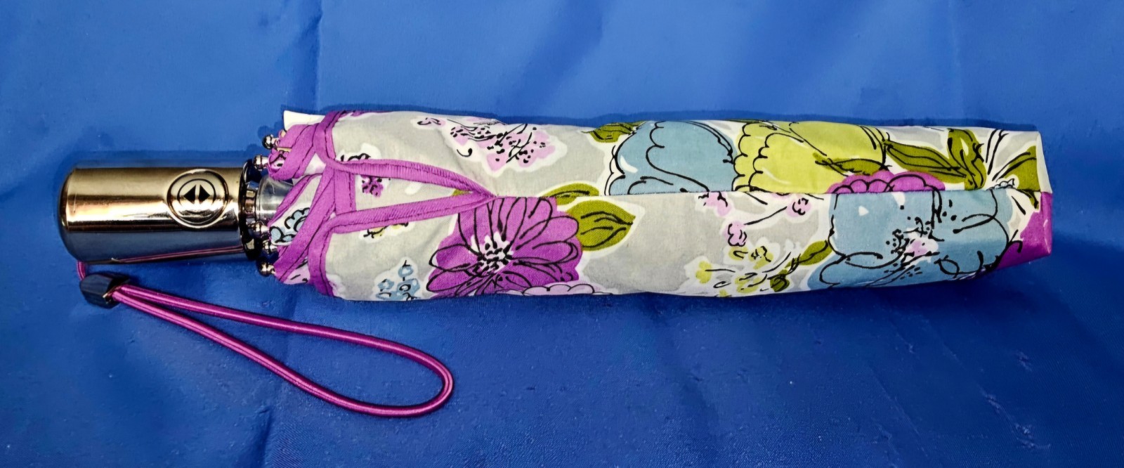 NEW Vera Bradley WaterColor Umbrella RETIRED 2011 Auto Open/Close *READ No Tag