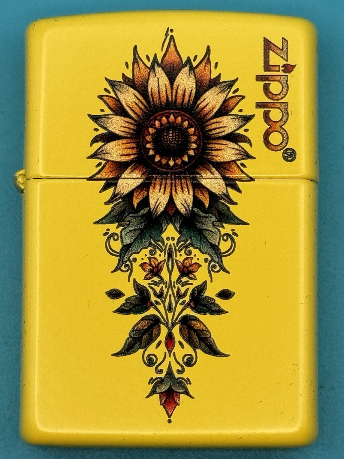 Sunflower Yellow Matte Zippo Lighter NEW