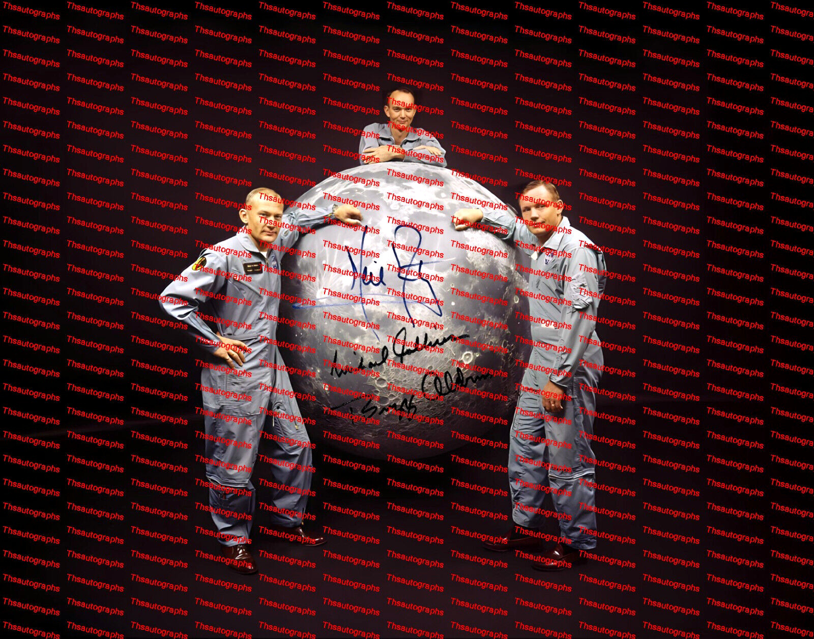 APOLLO 11 - NEIL ARMSTRONG, BUZZ ALDRIN, MICHAEL COLLINS - LARGE PHOTO - PRINT!!