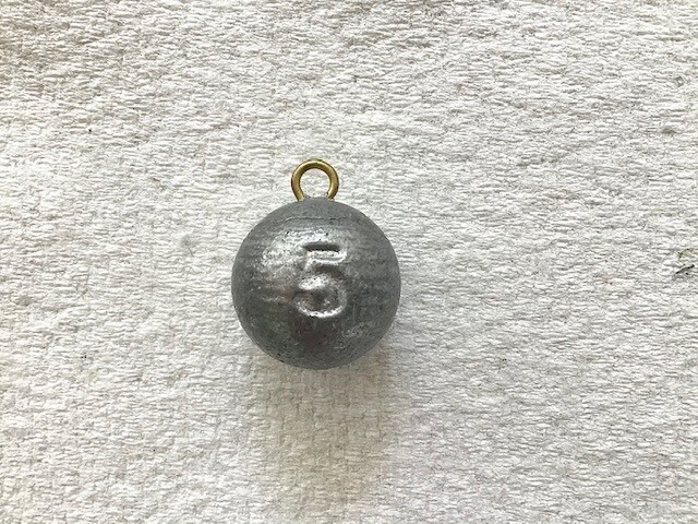 5OZ CANNONBALL SINKERS 10CT LEAD SINKERS FISHING WEIGHTS FREE SHIPPING