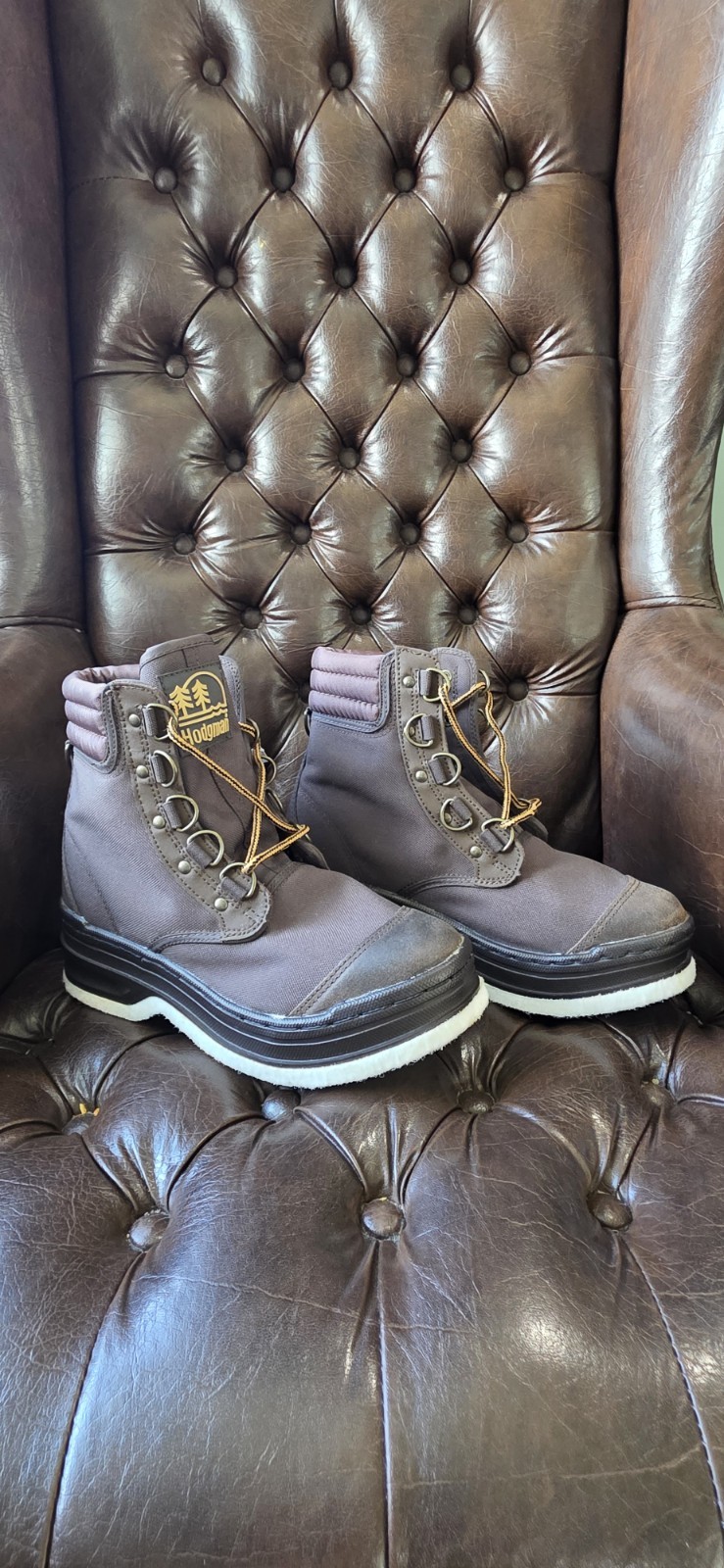NEW Hodgman Felt Sole Wading Boots Mens 7 Womens 9 Fly Fishing Trout River NWT