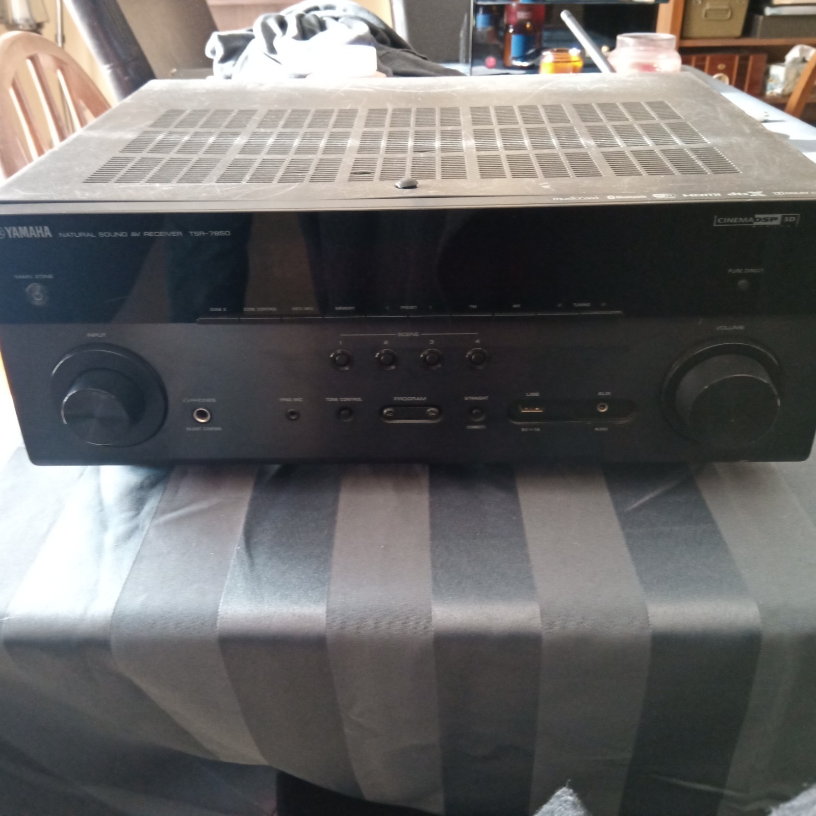 Yamaha TSR-7850R 7.2 ch Wi-Fi BT 4K Receiver - Black