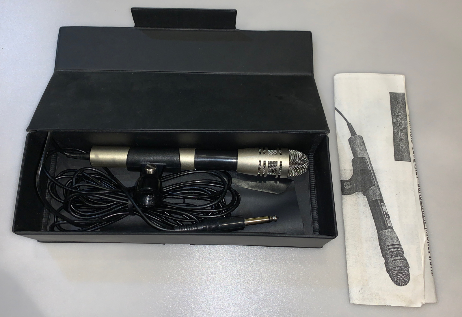 RARE-1960 Vintage Teledyne Cardioid Electret Condenser Microphone MK-080 -Works