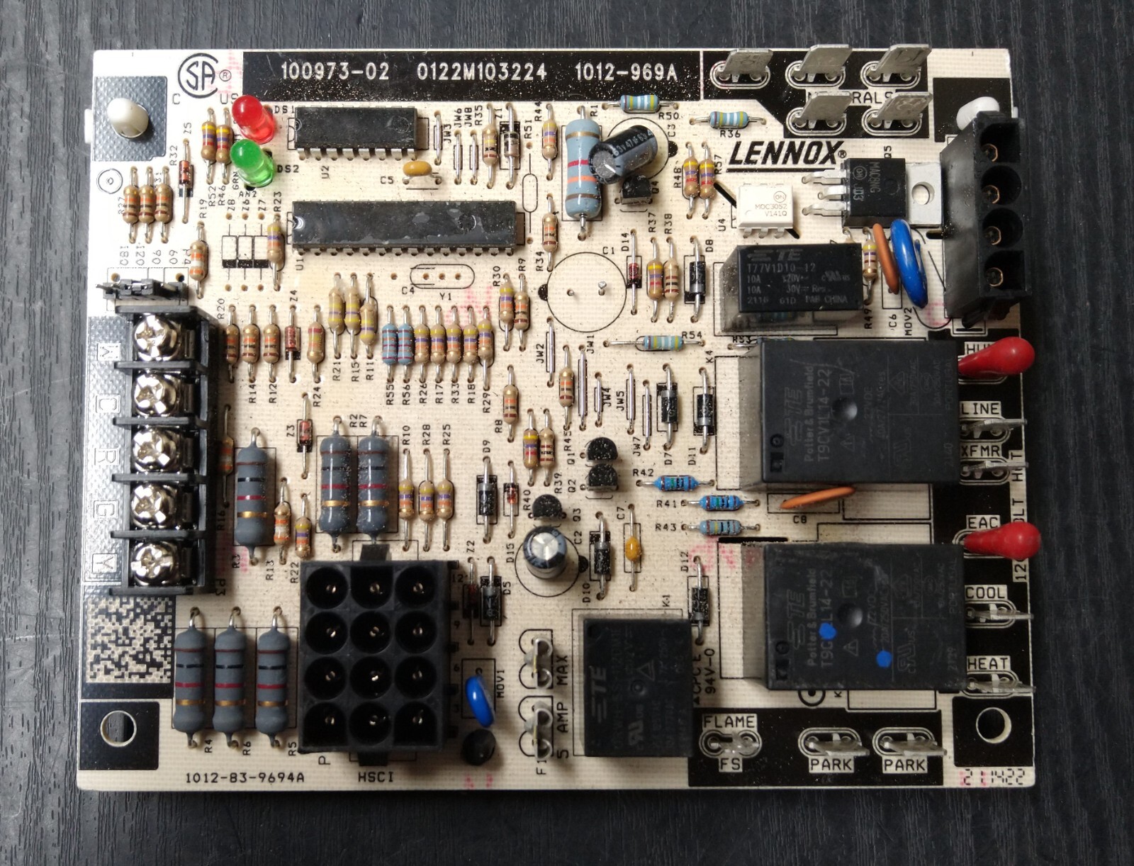 Lennox 100973-02 - OEM Furnace Ignition Control Board (1012-83-9694A)