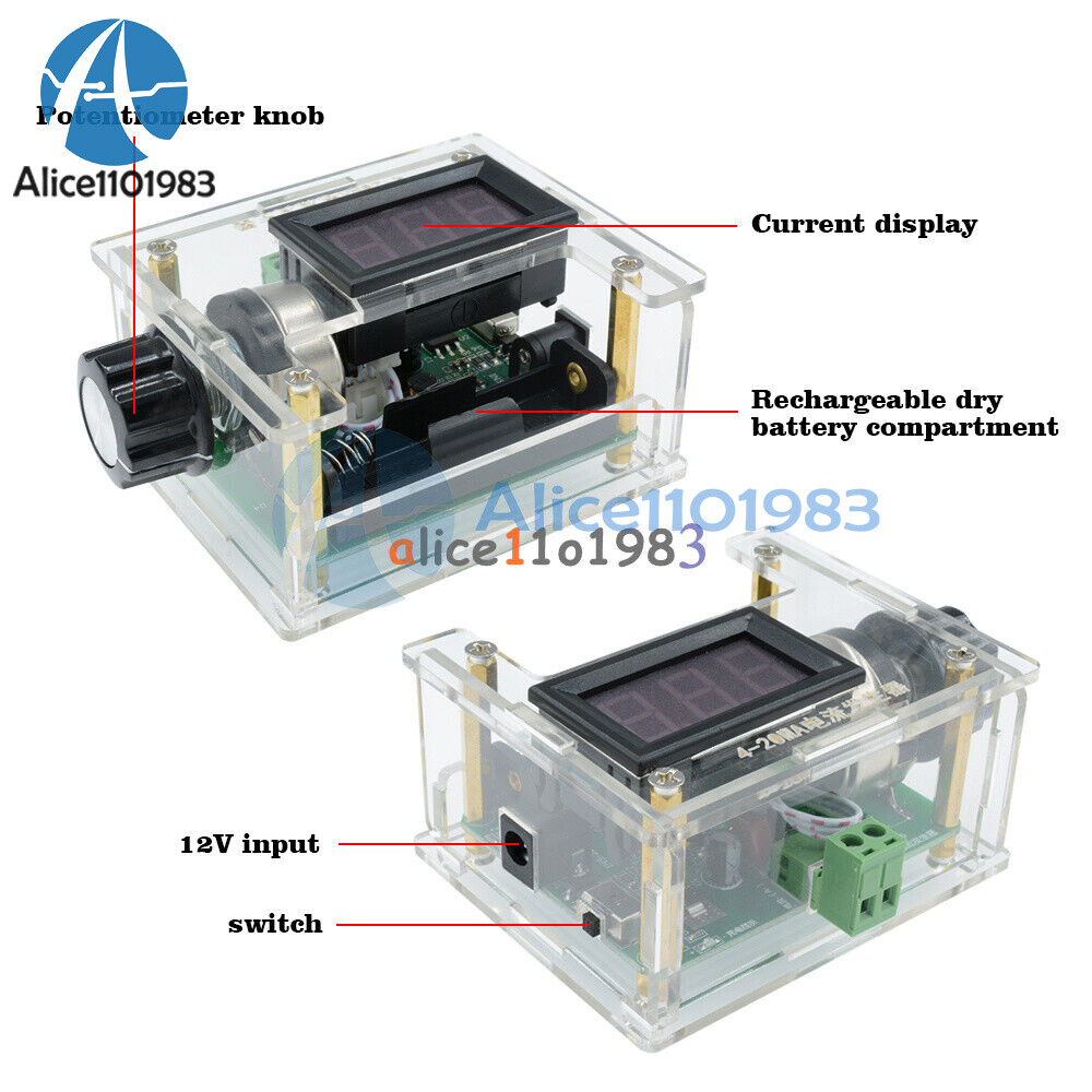 4-20ma Current Signal Generator Handheld Digital Analog Generator Rechargeable