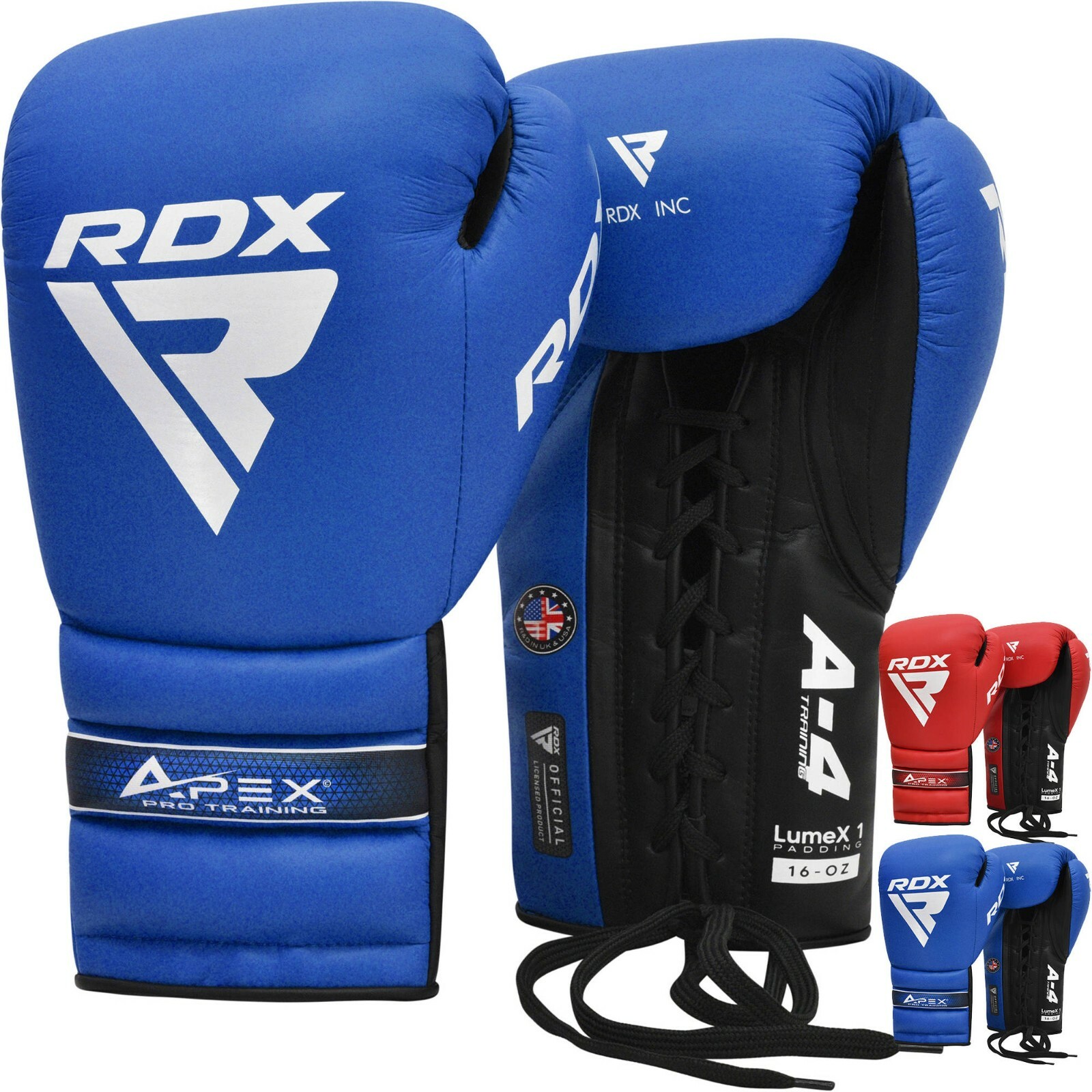Boxing MMA Gloves by RDX, Lace-Up Fighting Gloves, New Sporting Boxing Gloves