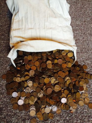 LOT OF 500 Coins Mixed 1930's D and S ALL MINT MARKS Lincoln Wheat Cent Pennies