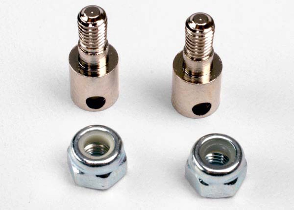 Traxxas 3180 - Rod Guides & Lock Nuts (2)