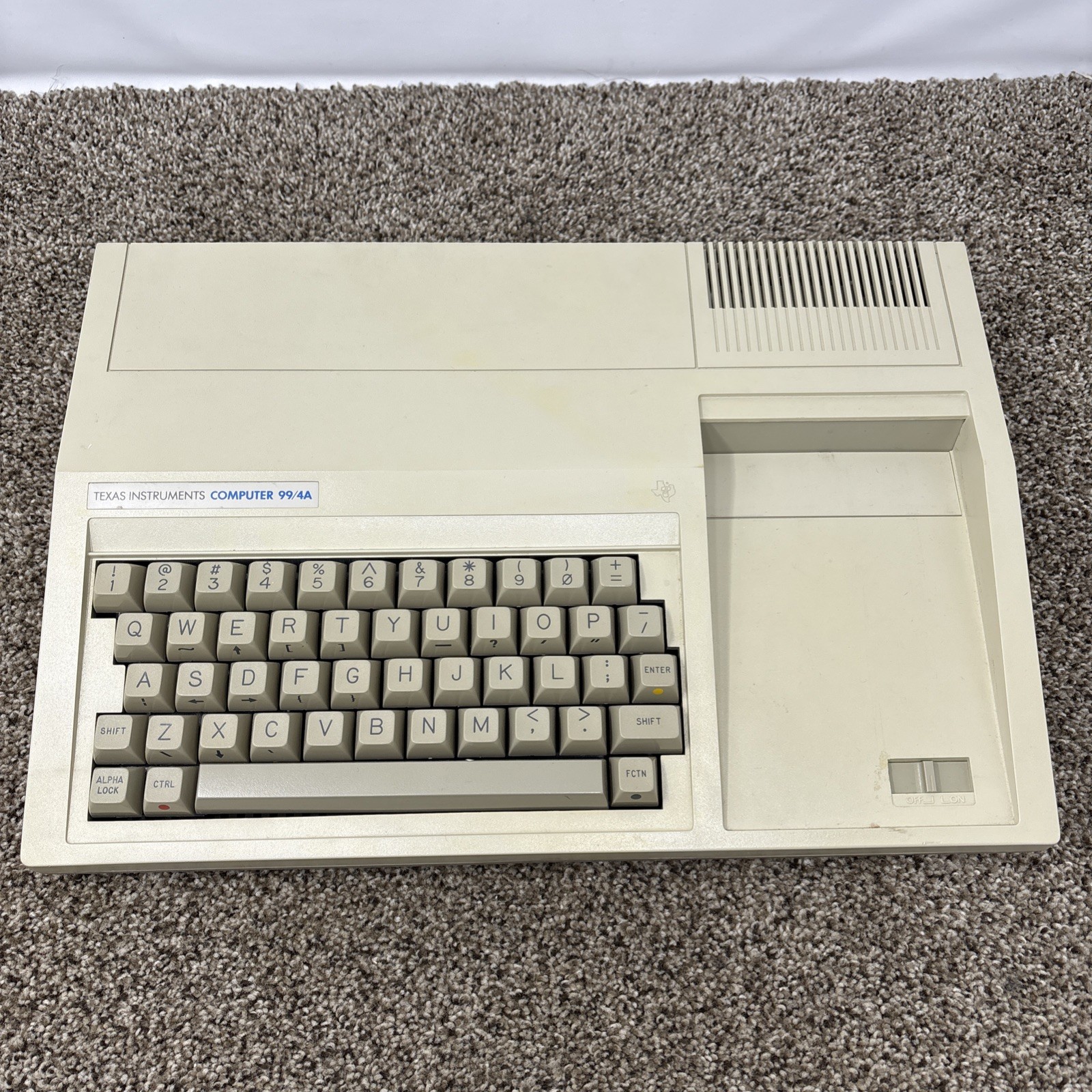 Texas Instruments TI-99/4A Home Computer In Box TESTED W Cables And Games