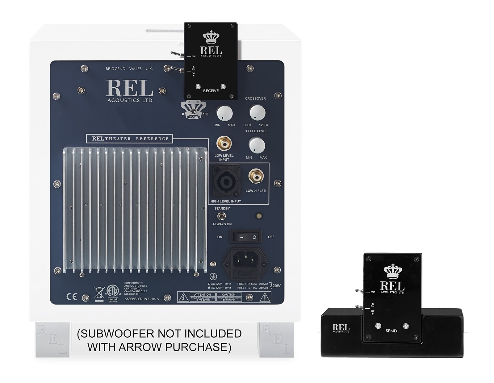 REL Acoustics Arrow Wireless Transmitter & Receiver – Zero-Compression Small