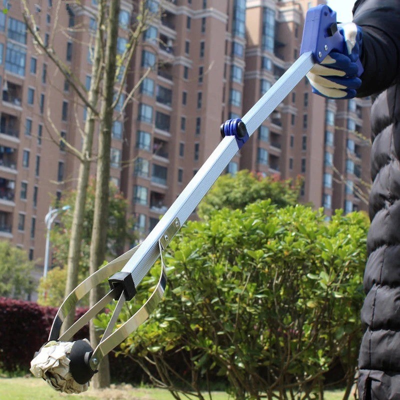 Heavy Duty Trash Picker Grabber Stick Long Handled Reaching Pickup Tool
