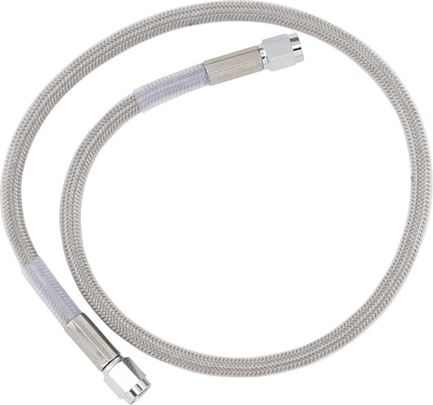 DS Universal Braided Brake Line with AN-3 Fittings 24"