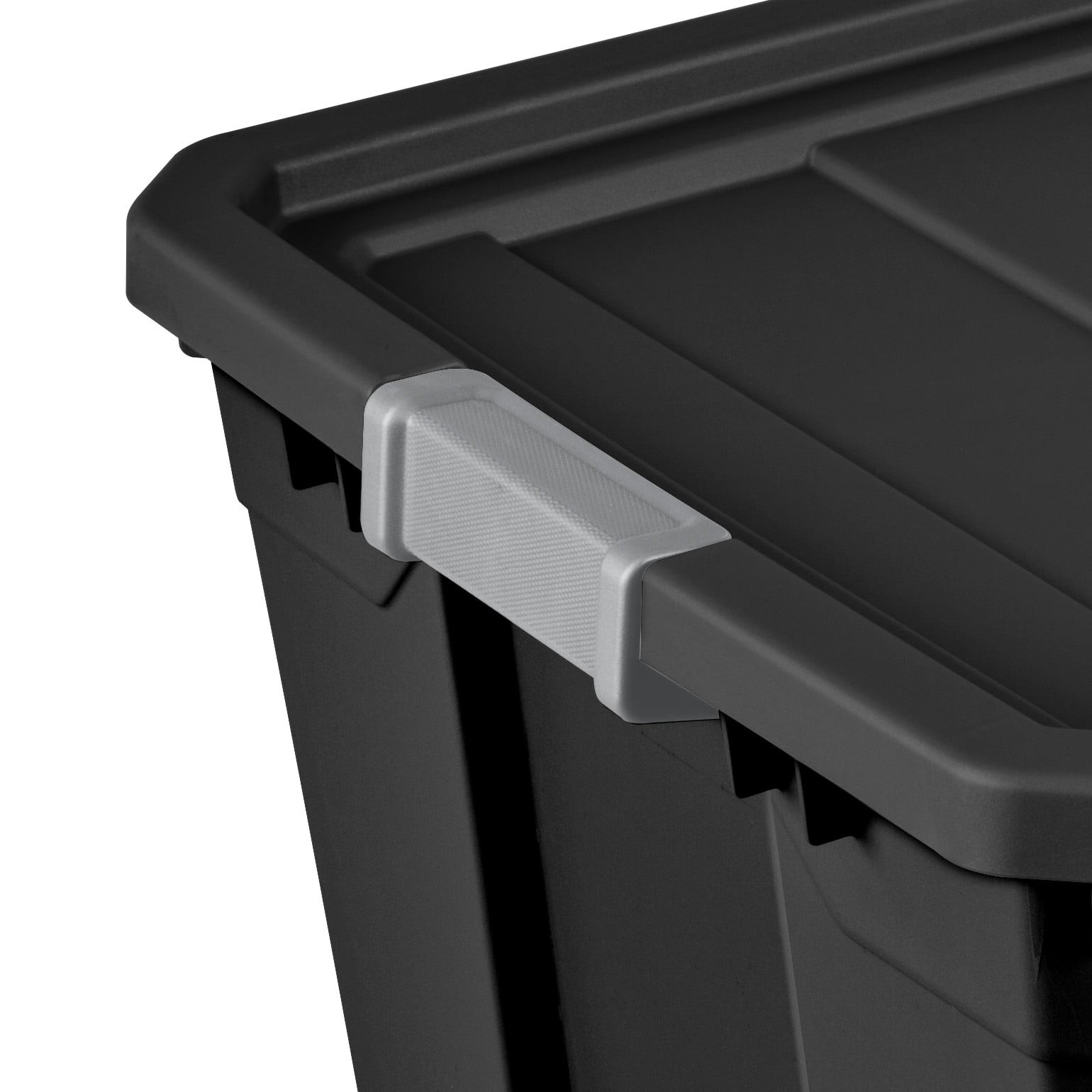 3 PACK 50 Gal Storage Containers Large Stacking Bin Box Plastic Tote Organizer