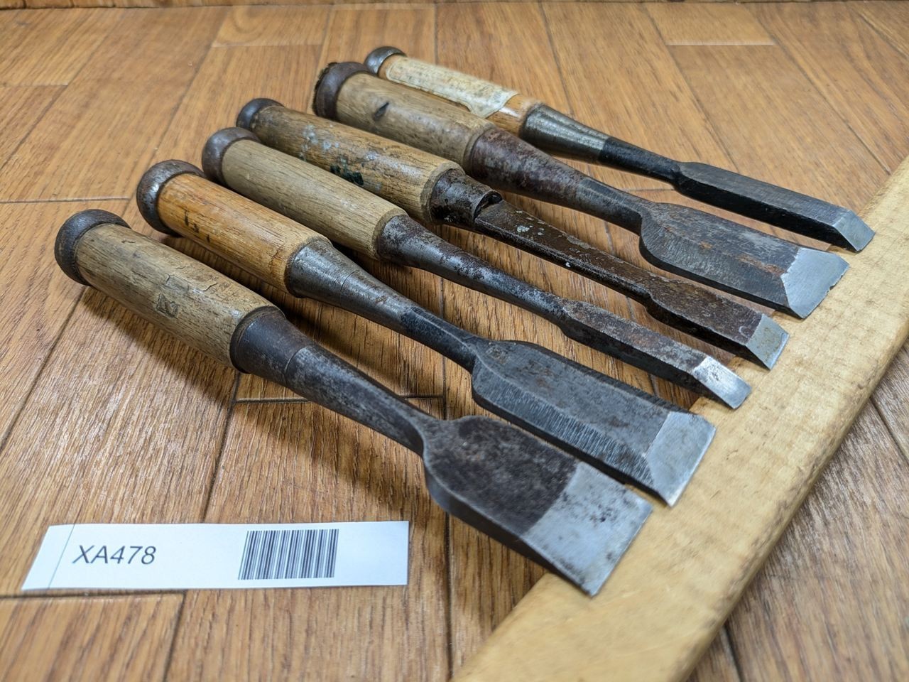 Japanese vintage chisel tataki Nomi Japan Signed Old 24.24.8.15.30.12mm XA478