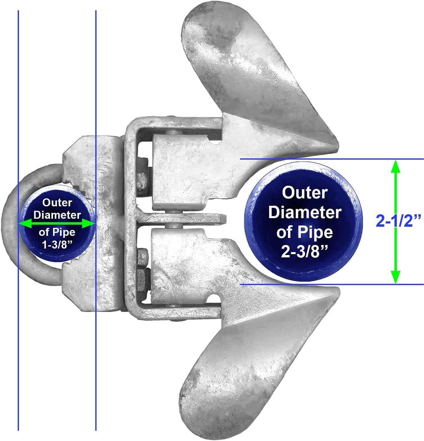 Secure Chain Link Gate Latch - Easy Install