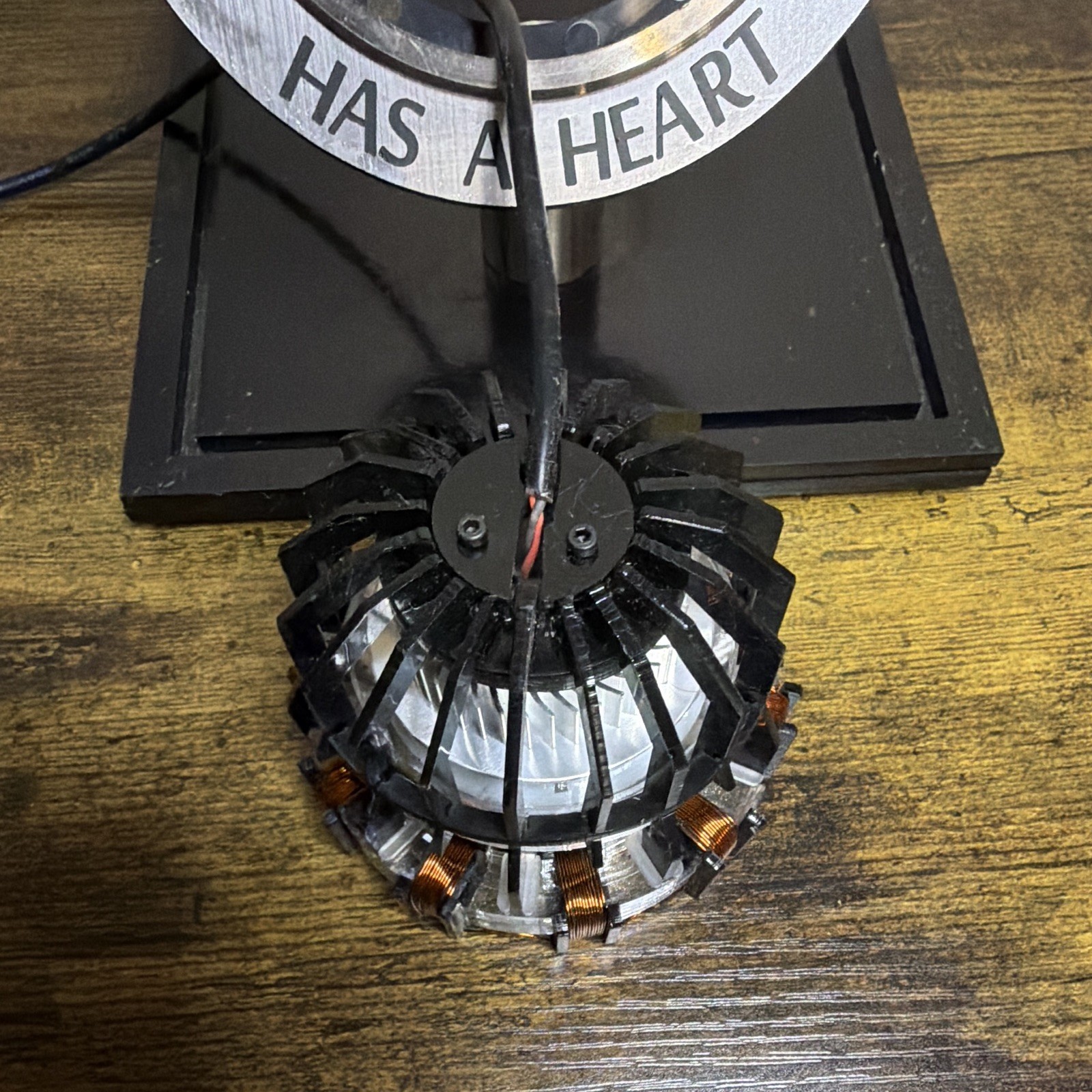 "Proof That Tony Stark Has A Heart" Arc Reactor Display Prop Reproduction