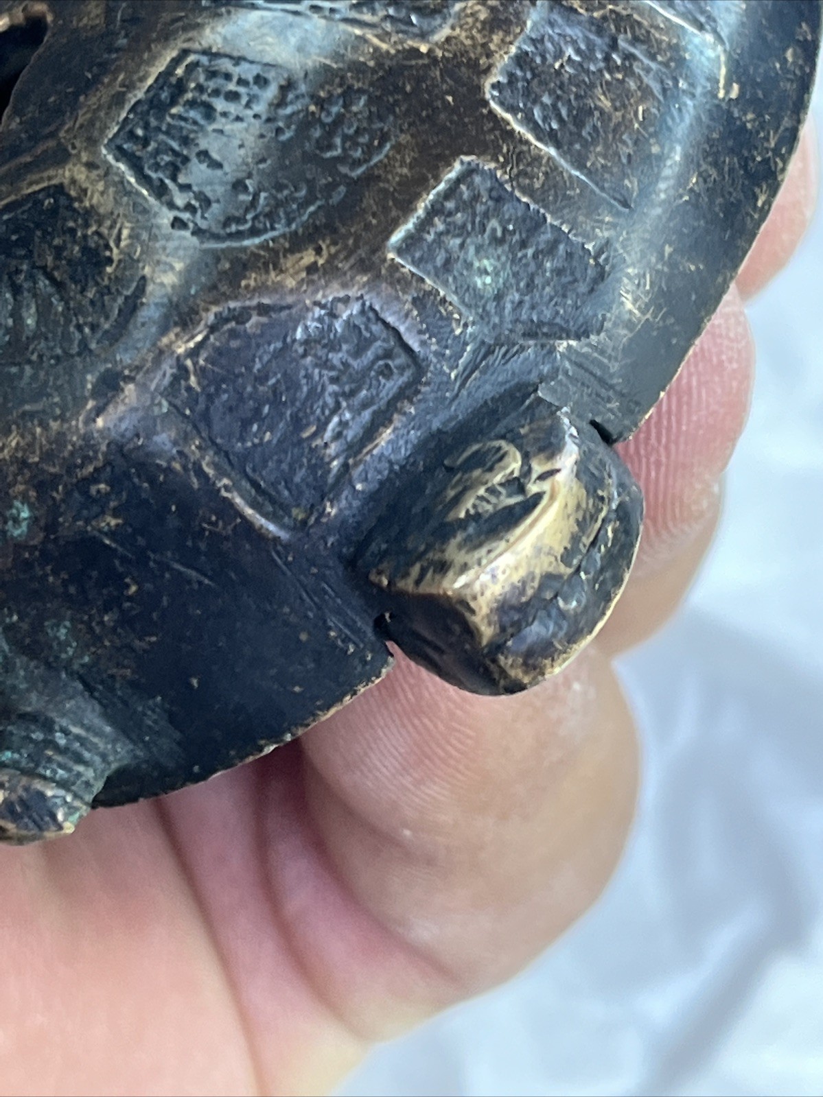 Handmade Vintage Style Tortoise shape Padlock No Key Working Functional Turtle