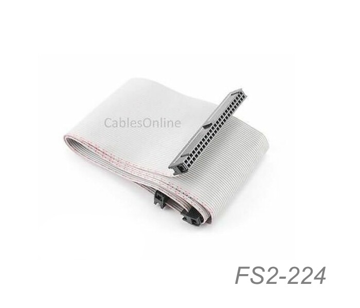 24-inch Mini 50-Pin 2.0mm Pitch 3-Connector 2-Drive Internal Ribbon Cable