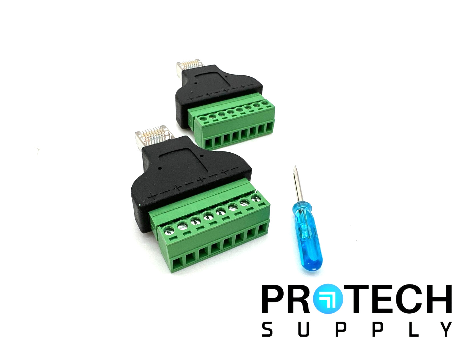 (2/Pk) Poyiccot X001ZEQX2F Network Adapter to CCTV / Cat5 / Cat6 NEW w/ WARRANTY