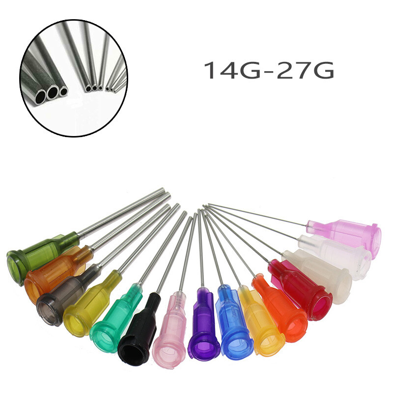 Industrial 55Pcs/Set 0.5 " Blunt Dispensing Needles Syringe Needle Gauge Luer