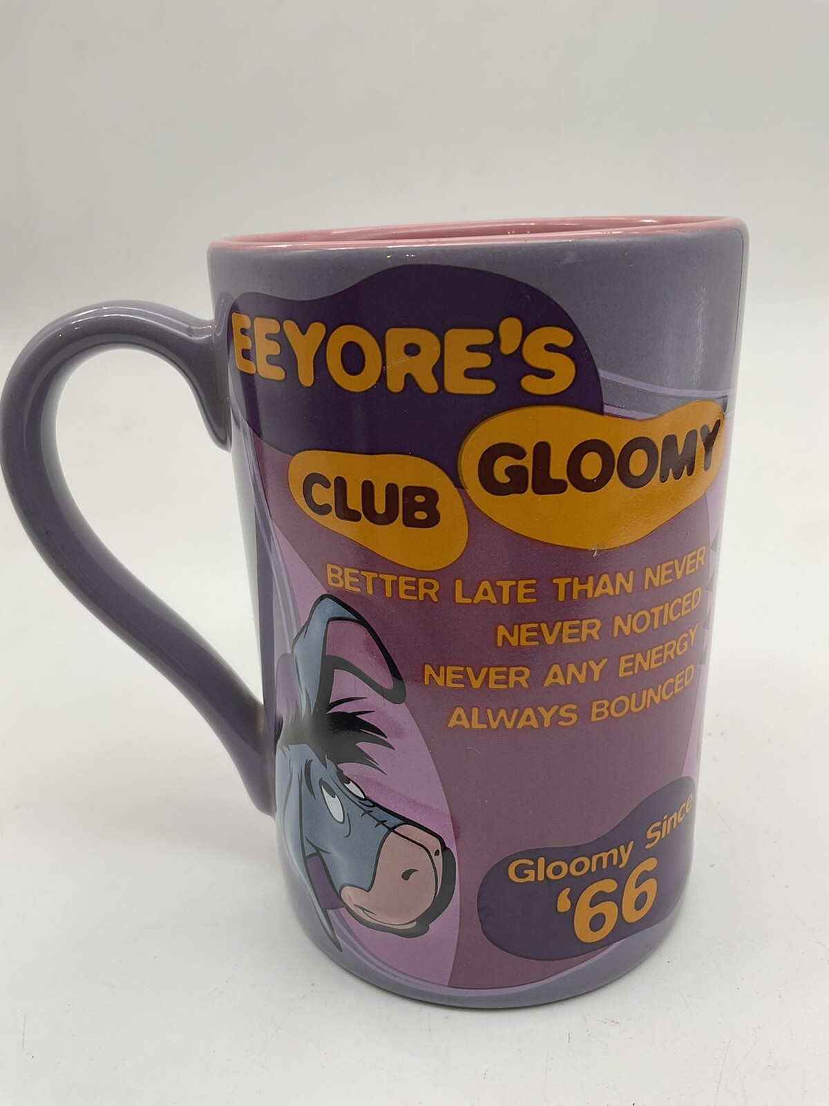 Disney - Winnie The Pooh Free Membership EEYORE'S Gloomy Club ‘66 - Large 3D Mug