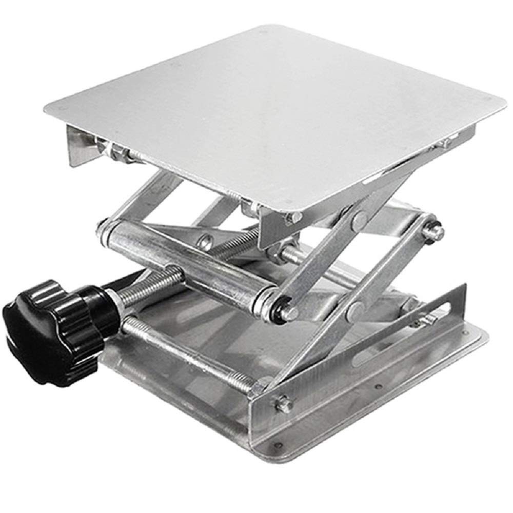 Stainless Steel Lab Jack Scissor Stand Platform Lift Table 4x4 Inch Tool