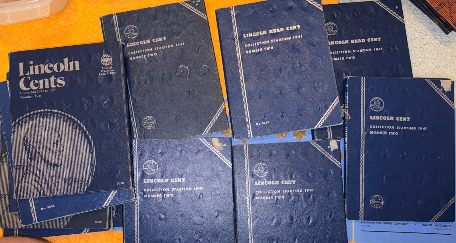 Complete 1941-1974 PDS Lincoln Cent Set #2 Whitman Coin Folder Book 87 Coins