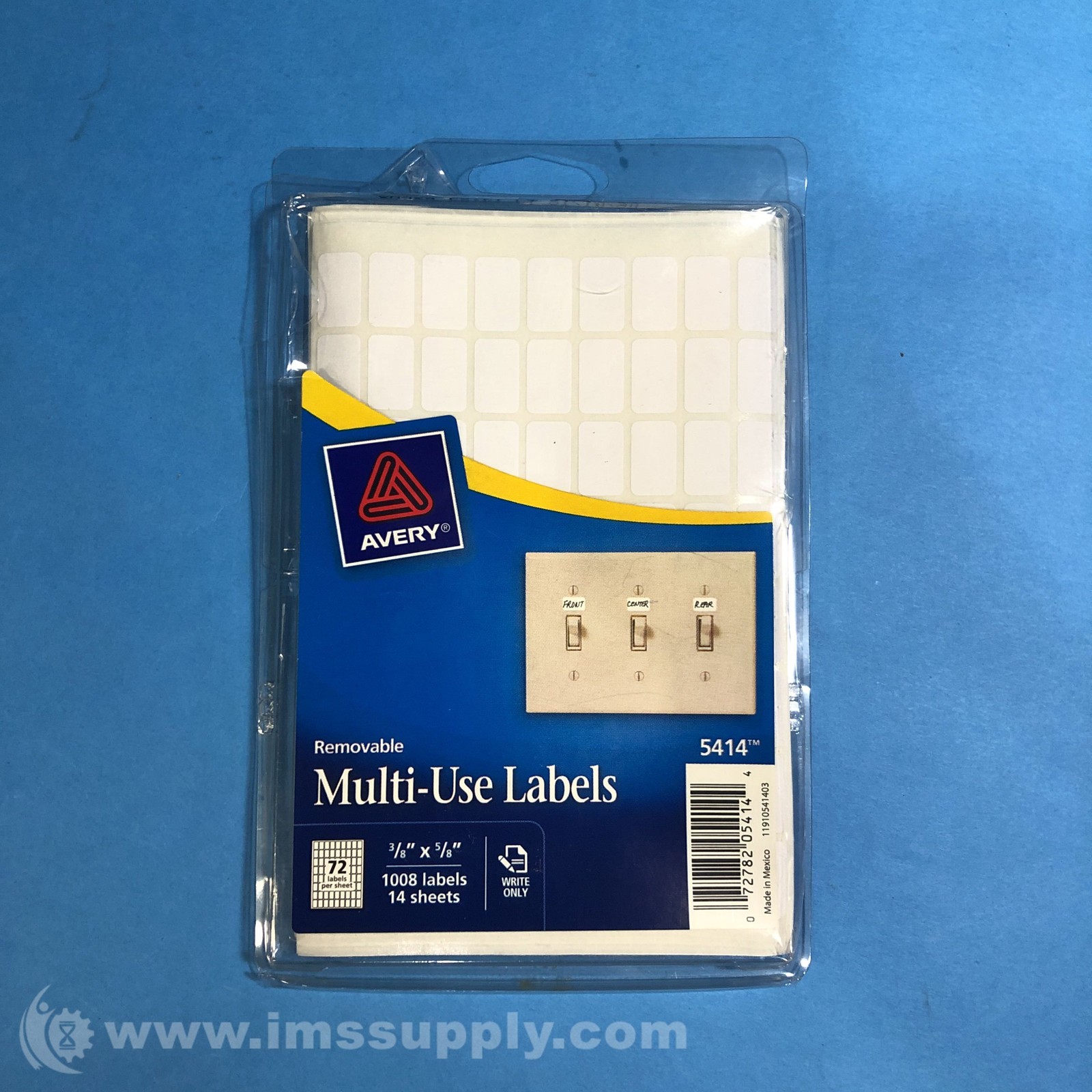 Avery 5414 Removable Multi-Use Labels, 14 Sheets, 1008 Labels FNOB