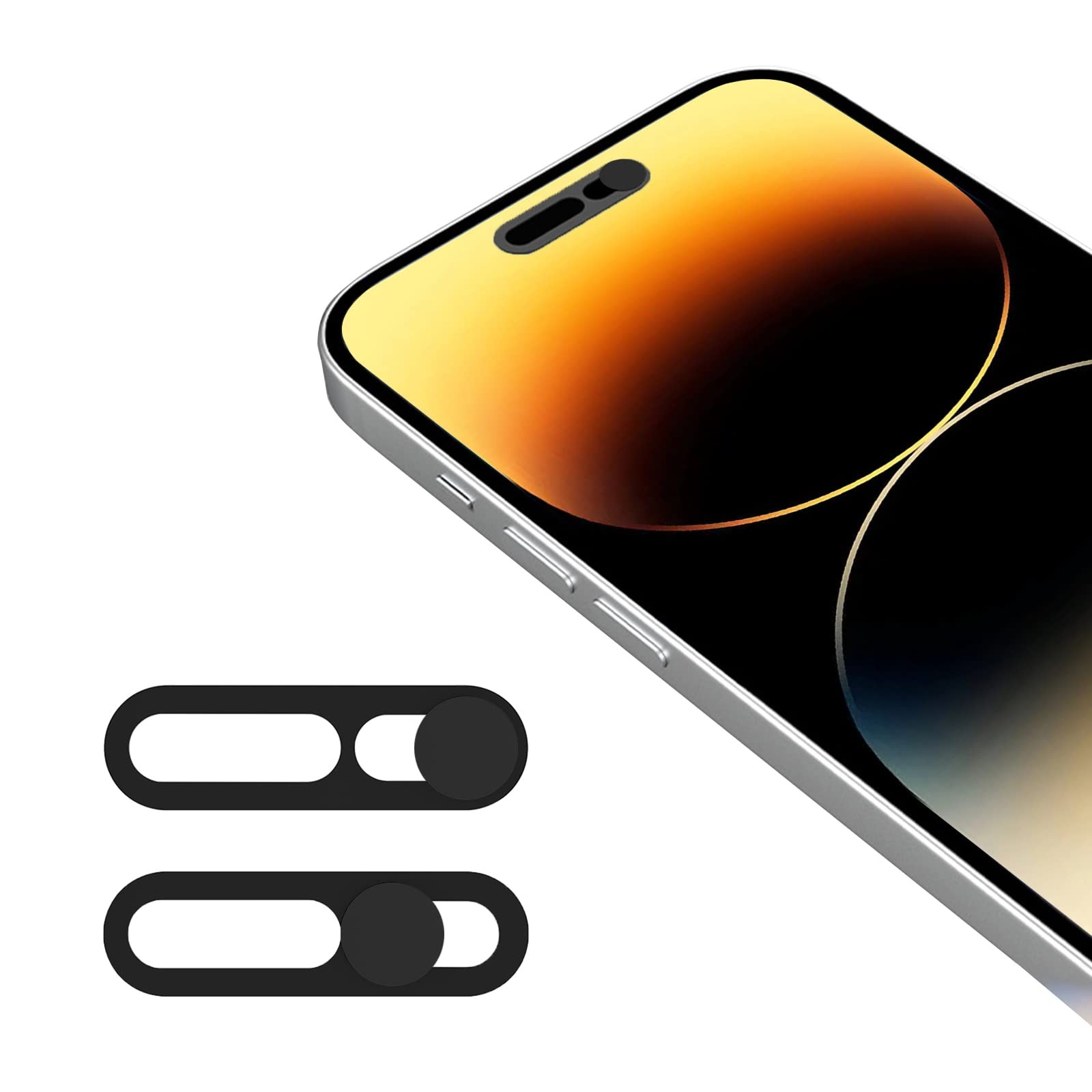 Front Cover,Webcam Cover for iPhone 14Pro/14 Max,Protect Privacy and ,Not Aff...