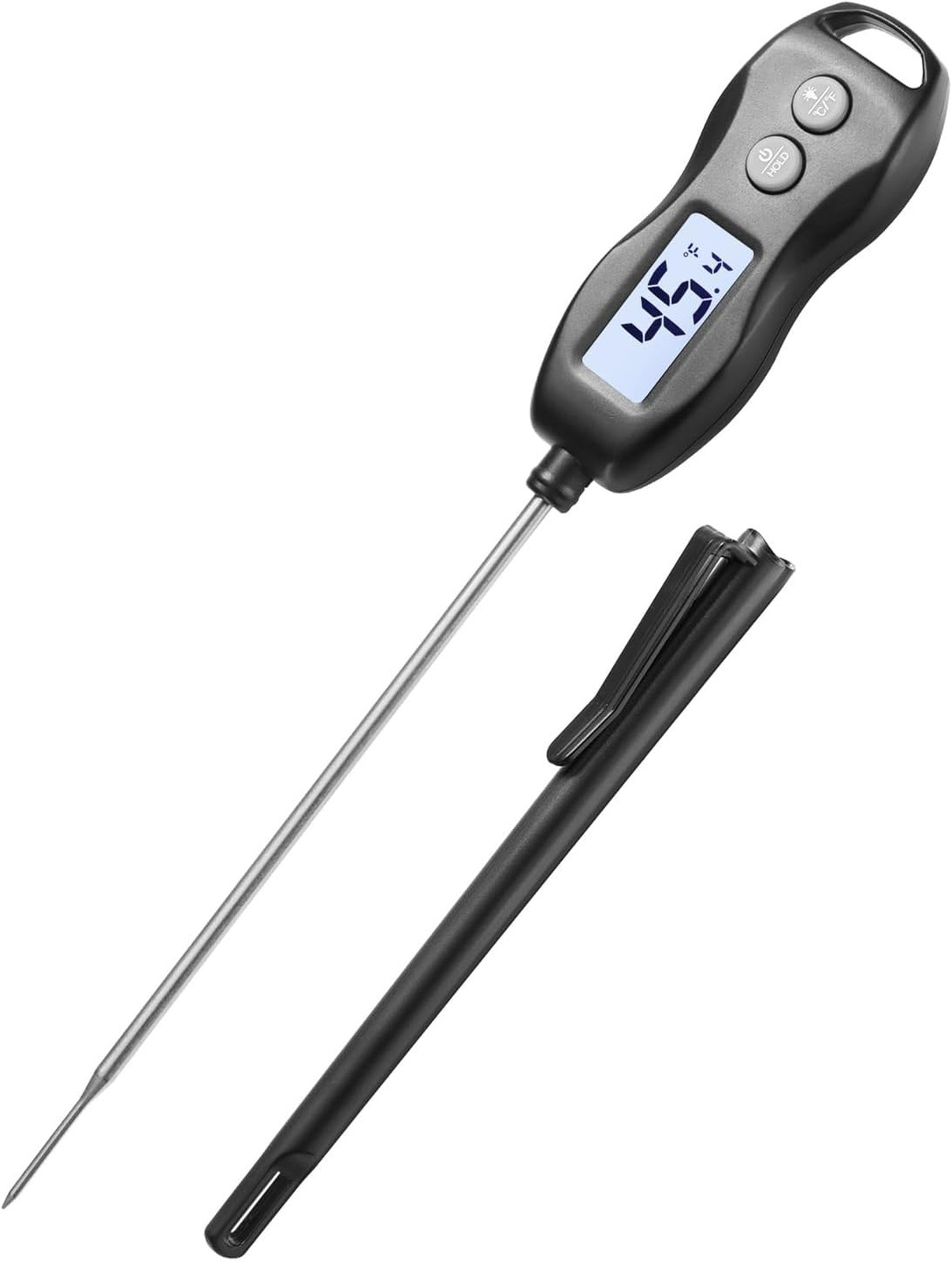 Digital Meat Thermometer Waterproof Instant Read for Cooking BBQ Sourdough Bread