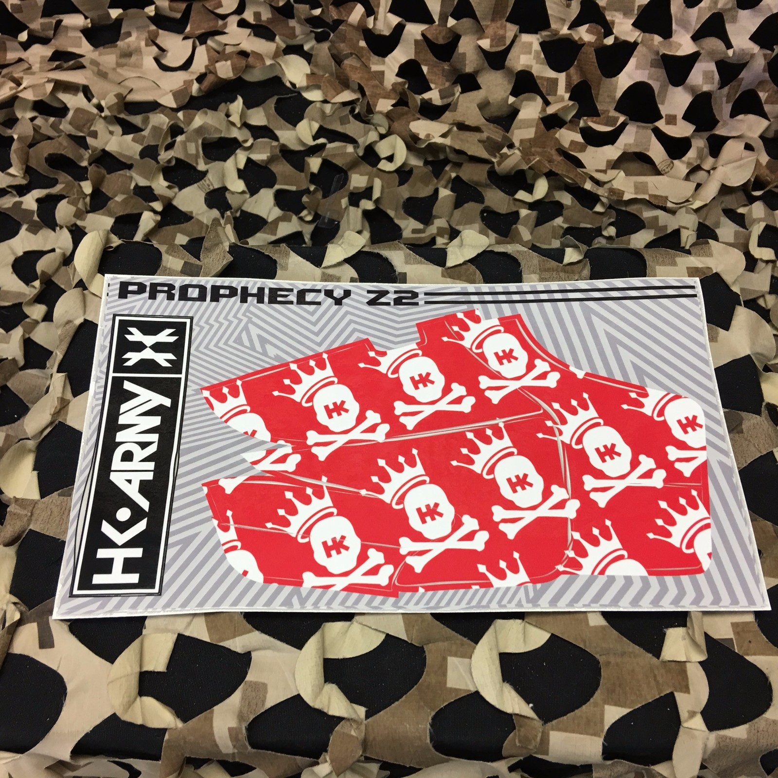 NEW HK Army Prophecy Z2 Custom Loader Wrap Sticker Kit - King Red