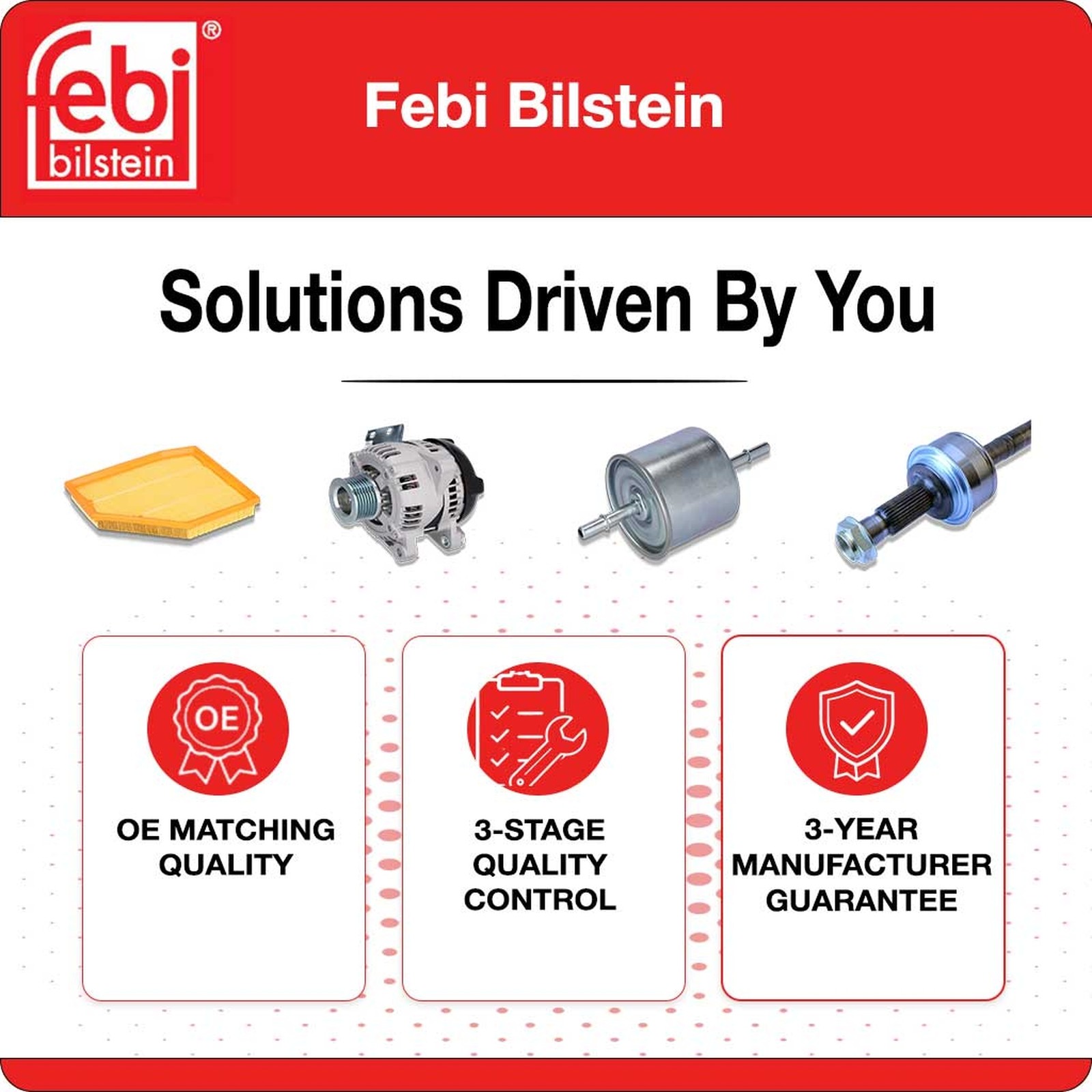 Febi Bilstein Automatic Slack Adjuster fits MAN - 31616 - OE Matching Quality