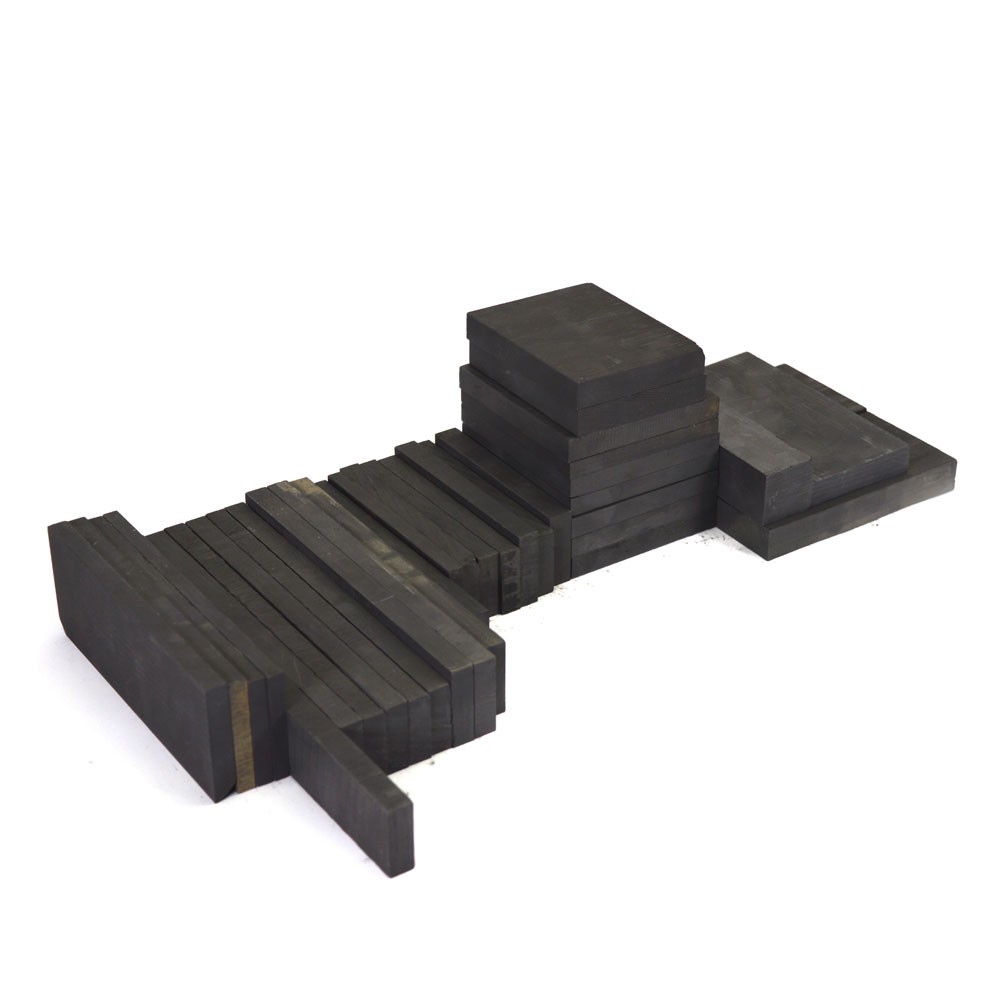 (Lot of 33) Poco Varying Sized Pieces 8.00lb Semiconductor Grade Graphite Blank