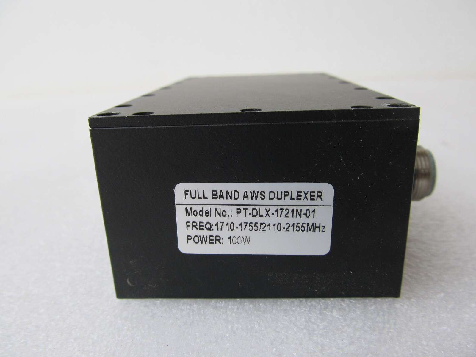 Full Band AWS Duplexer PT-DLX-1721N-01 1710-1725 / 2110-2155 MHz 100W