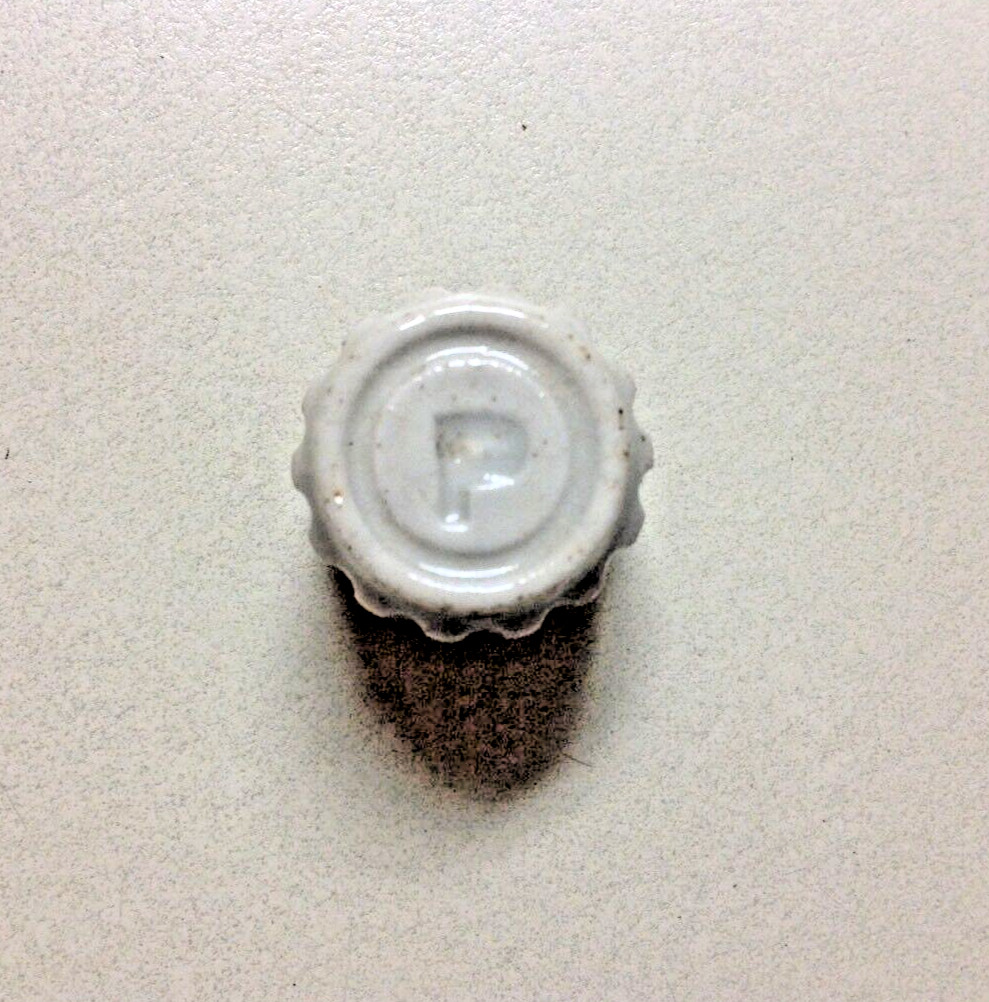 NOS Early Antique Switch P Round Porcelain Knobs  Electrical Device Parts
