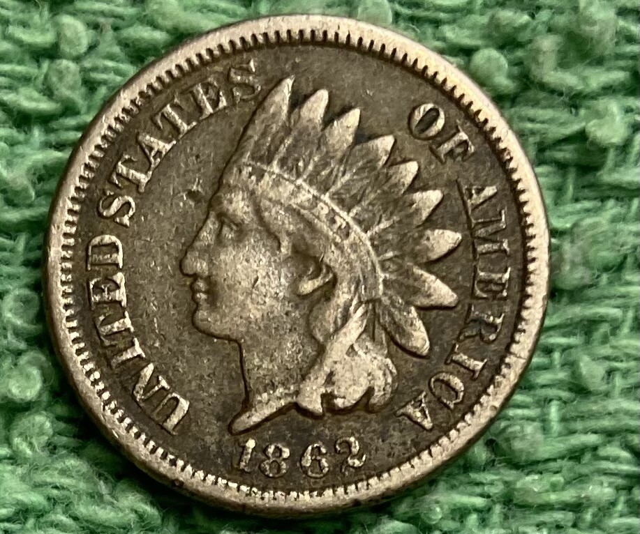 1862 **COPPER NICKEL** INDIAN HEAD CENT **REALLY NICE COIN     #4971