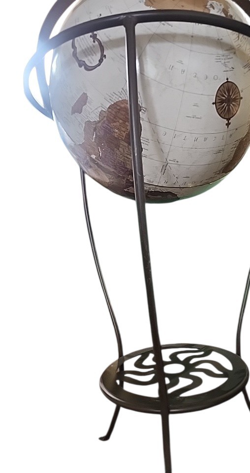 Vintage Replogle Globe 16" on Metal Stand