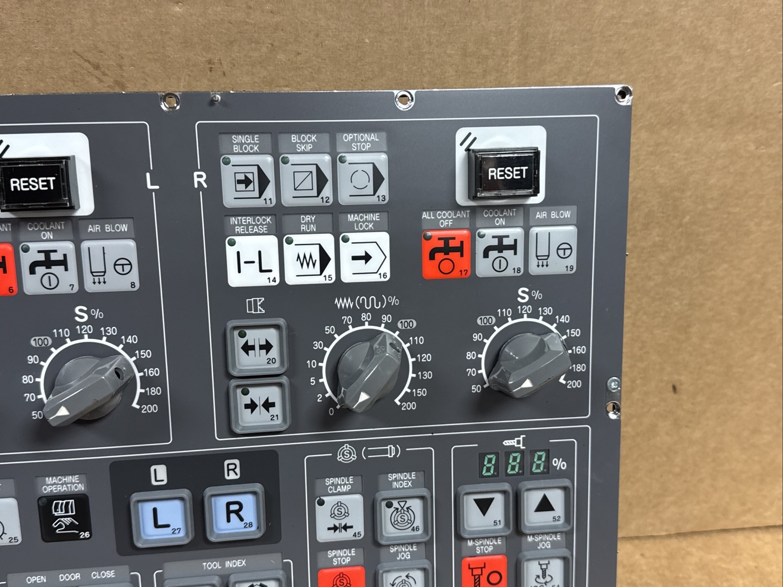 NEW OKUMA OKM52-A Operator Push Button Control Panel U3729-0911-002 FAST SHIP