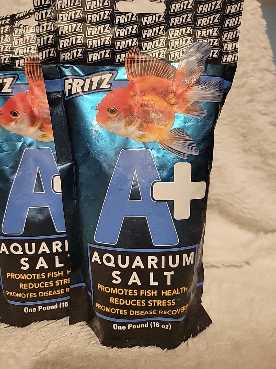 Fritz Aquarium Salt 4 Pack 16oz Each. Free Ship!