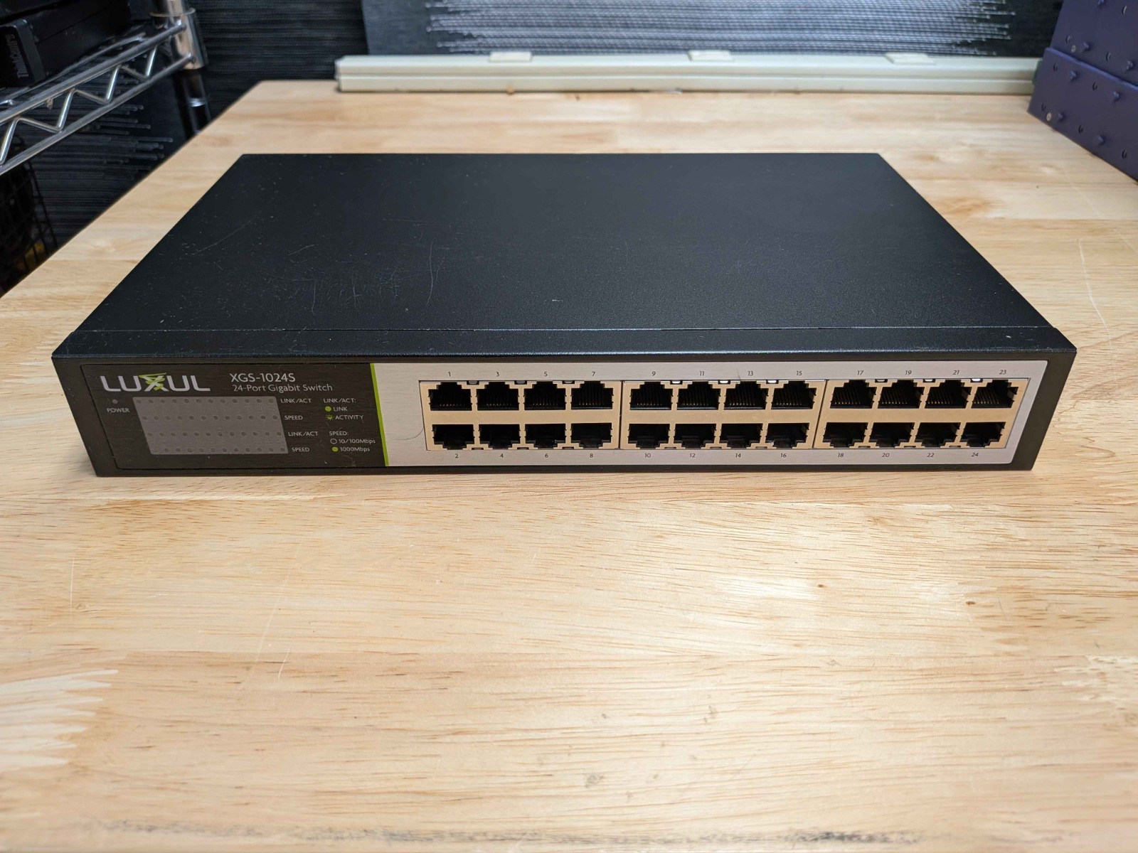 Luxul XGS-1024S 24-port Gigabit Flex Mount Network Switch - TESTED