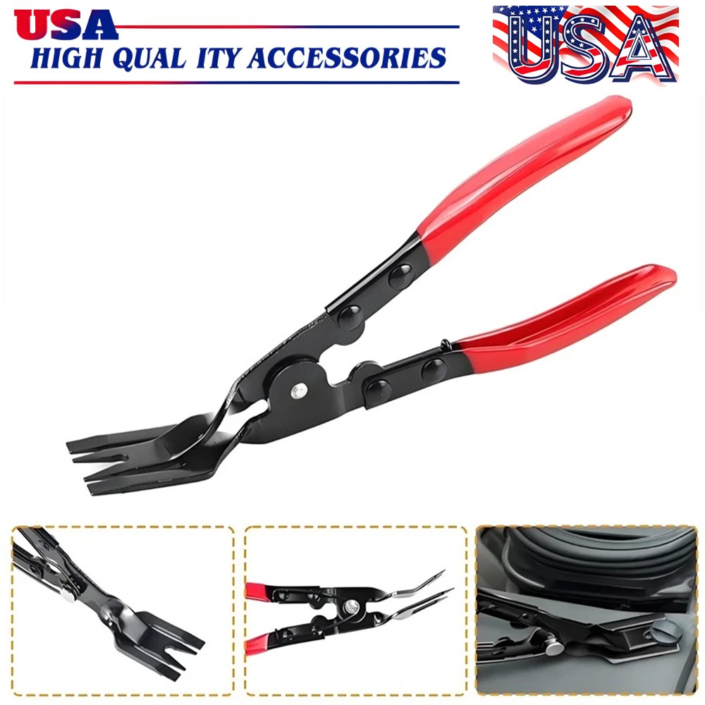 Car Trim Clip Removal Headlight Repair Door Panel Retainer Remover Tool Pliers