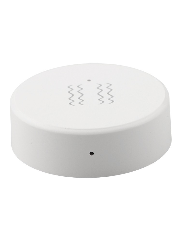 Home Security Enhanced by For Tuya Compatible Smart Vibration Detection Sensors
