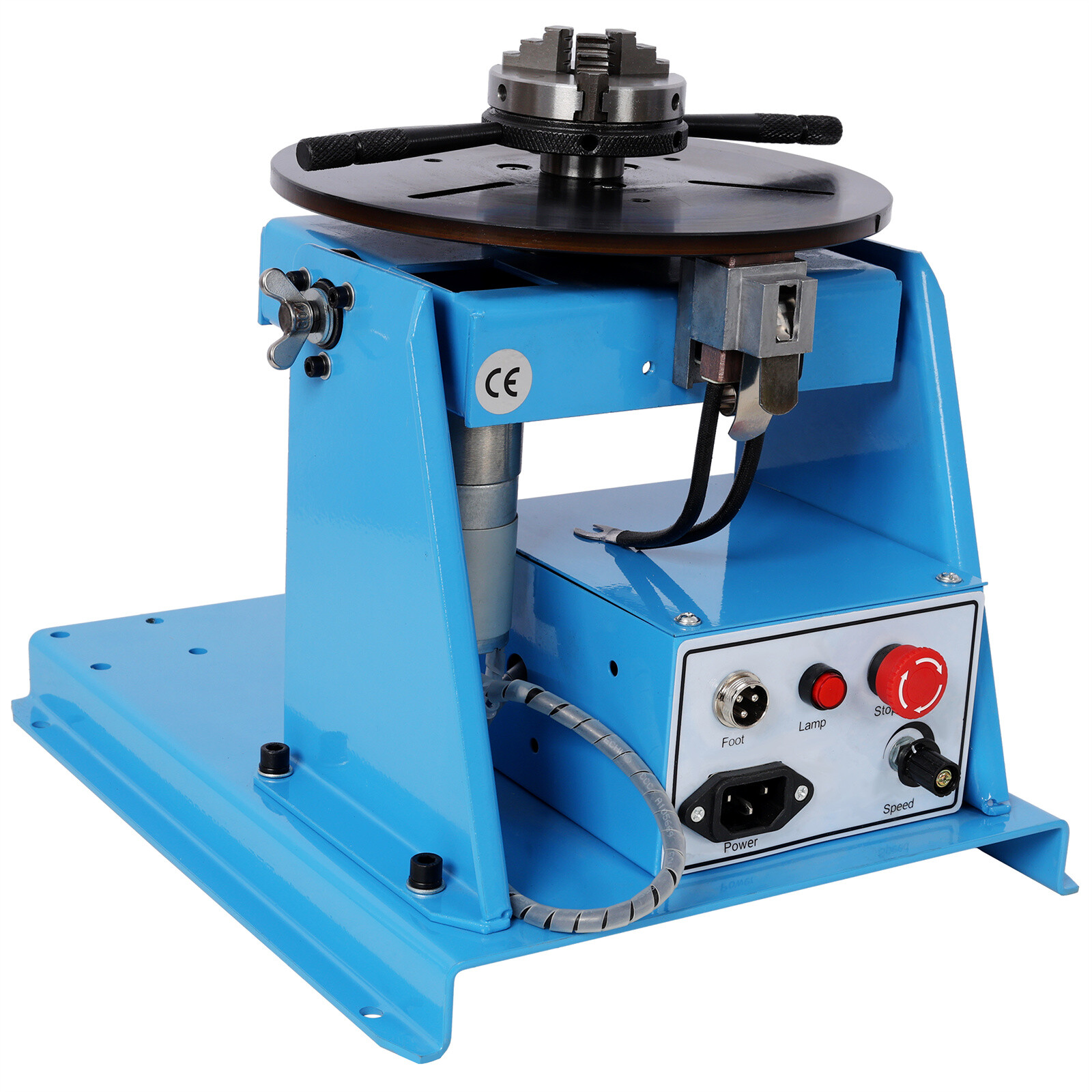 22LBS Rotary Welding Positioner 0-90° Welding Positioning Turntable Table