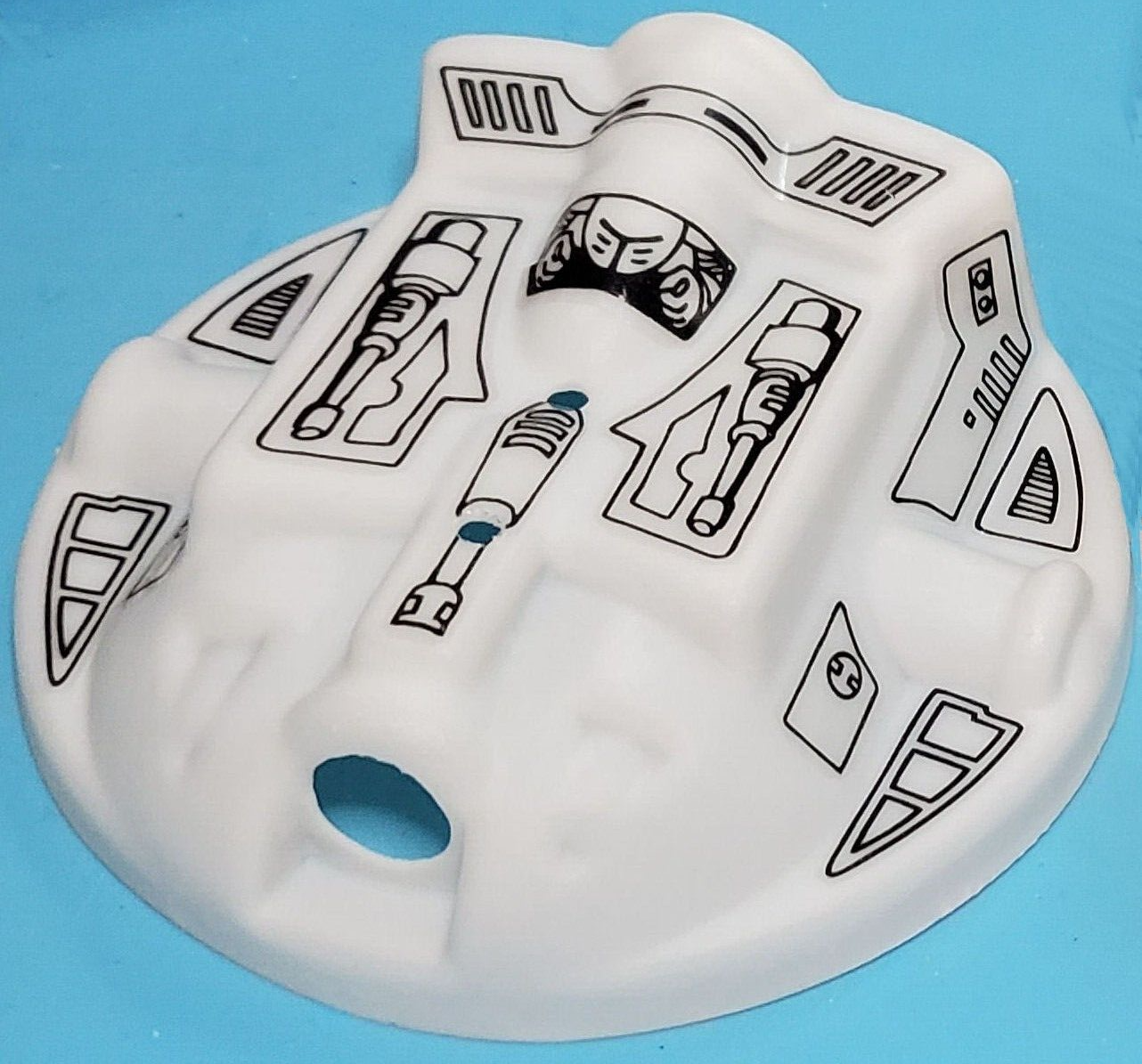 Big Daddy 3D printed replacement ion cannon plastic for Data East Laser War