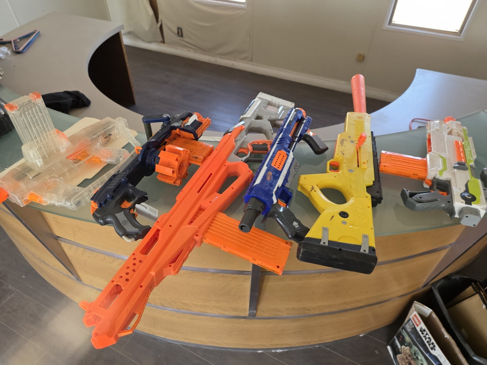 Nerf Blaster Lot of 6 - AS-IS Untested Bundle