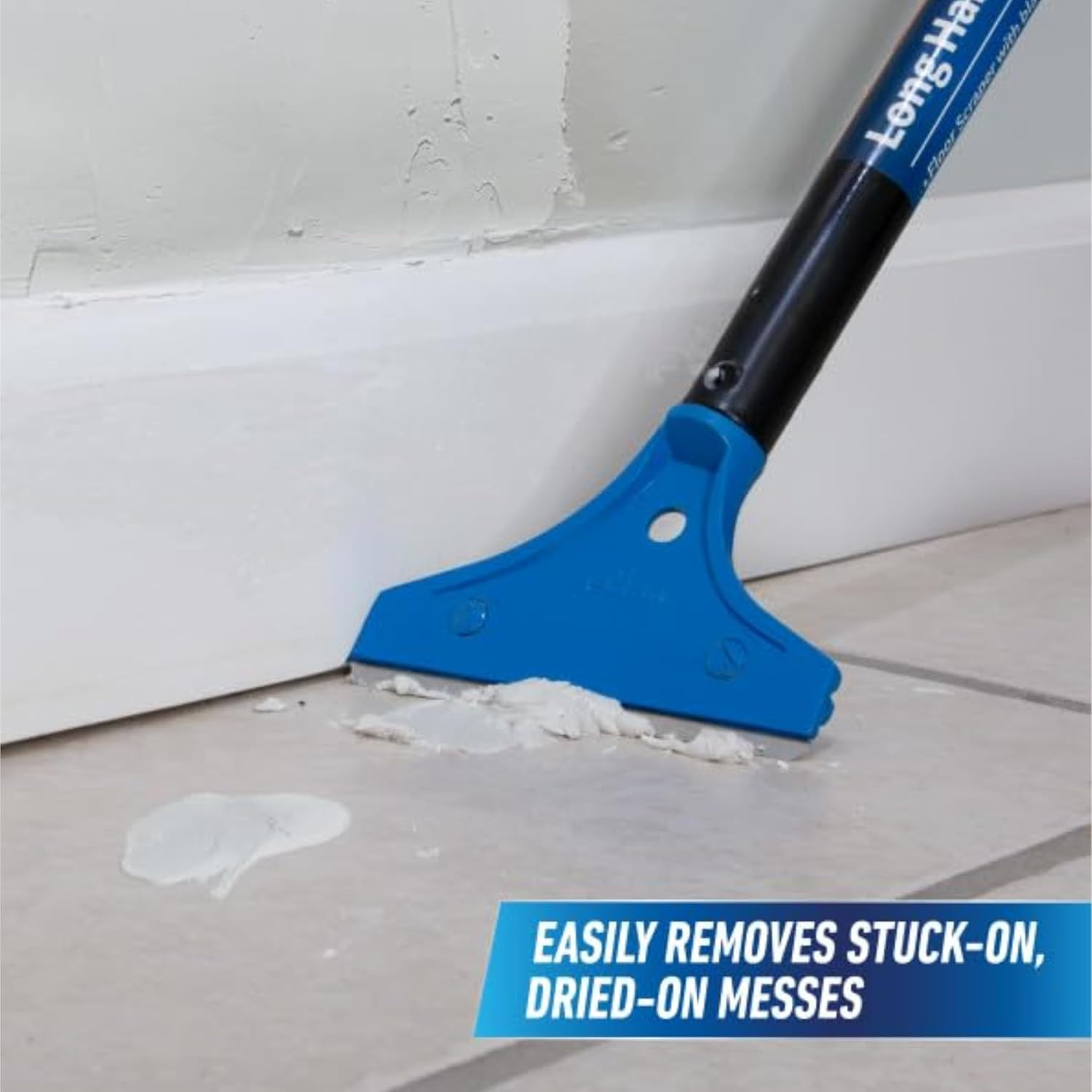 4” Professional Floor Scraper Replacement Blades, 10 Pack, Dual-Sided Adhesive C