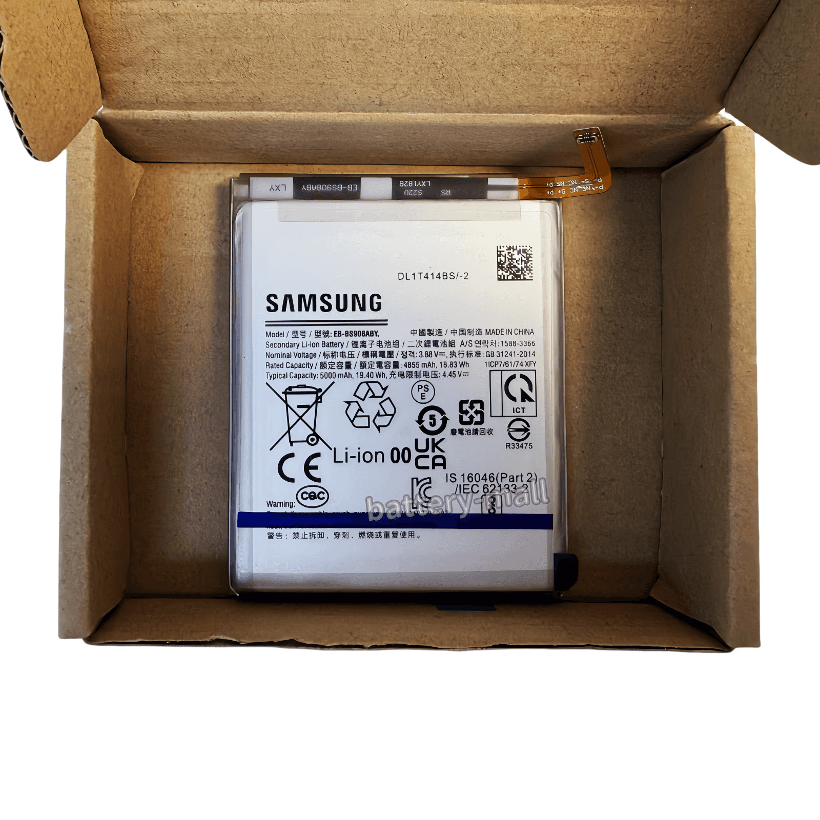 New OEM Genuine 5000mAh EB-BS908ABY Battery for Samsung Galaxy S22 ULTRA 5G S908