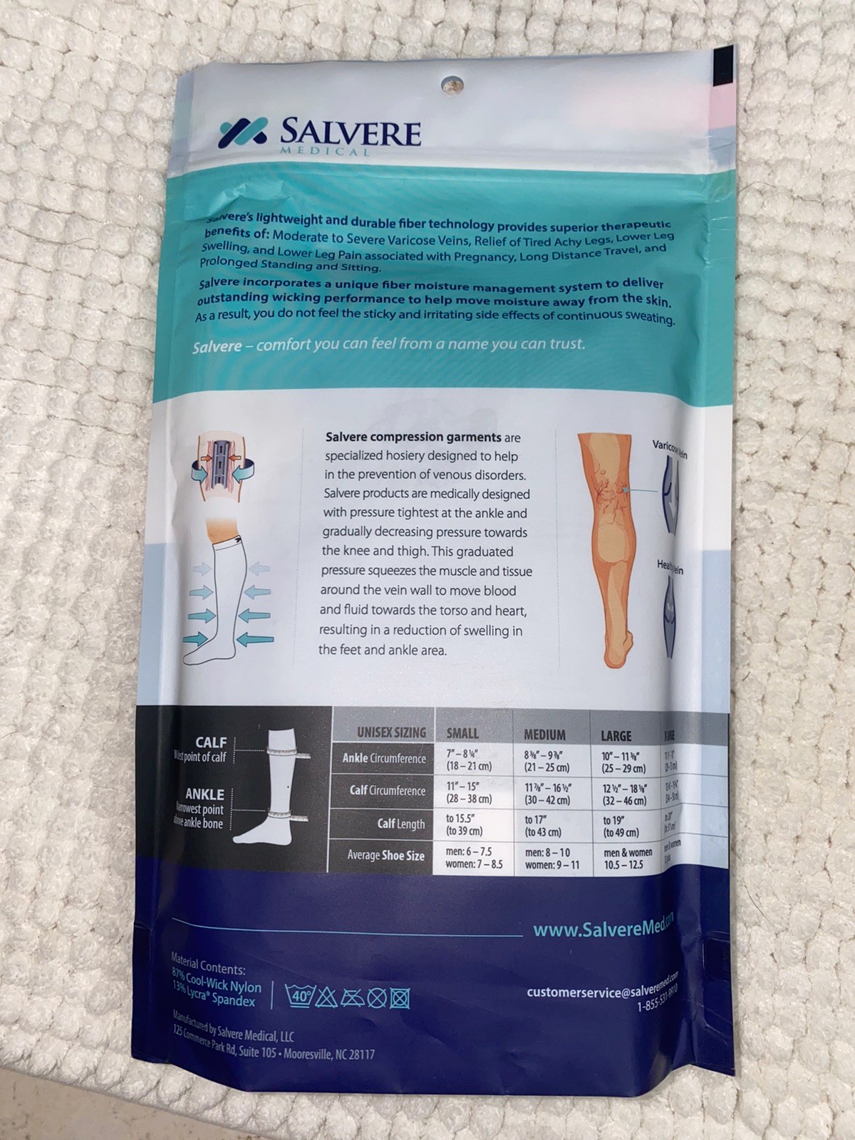 Performance Sleeve Knee High 15-20 mmHg LG - NEW 707214 Black FREE SHIP UNISEX